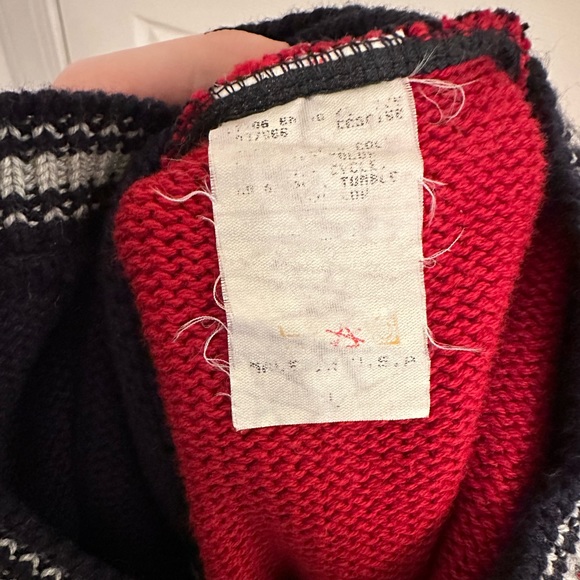 Cotton Crew Neck Vintage Sweater - Picture 9 of 9